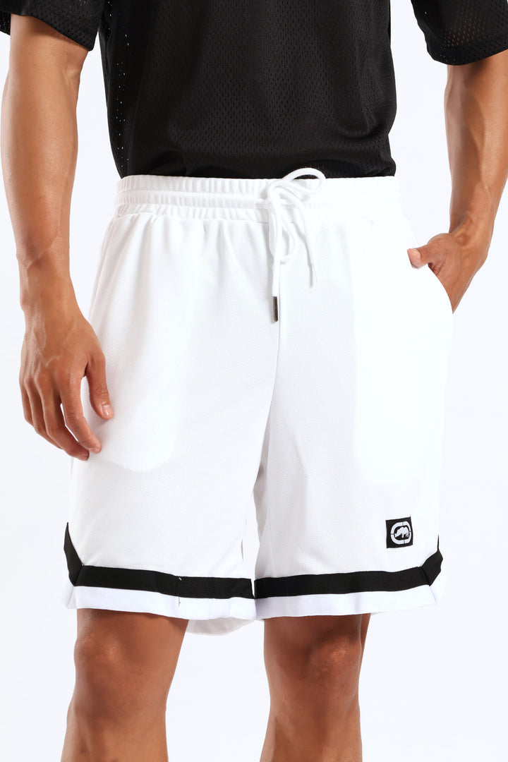Basketball Shorts - White