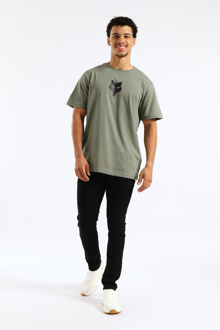 Fox Head Tee - Olive