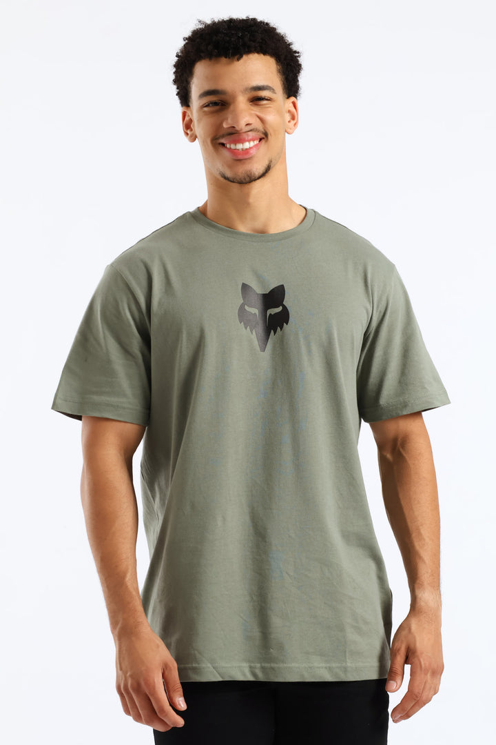 Fox Head Tee - Olive