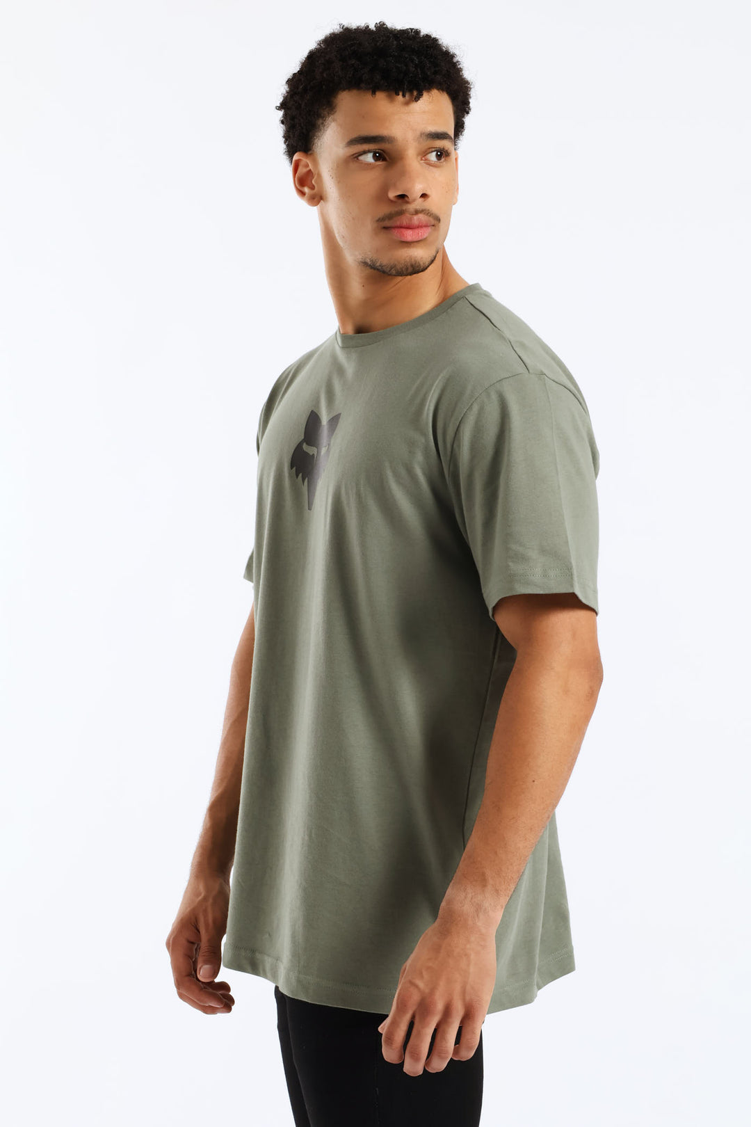 Fox Head Tee - Olive