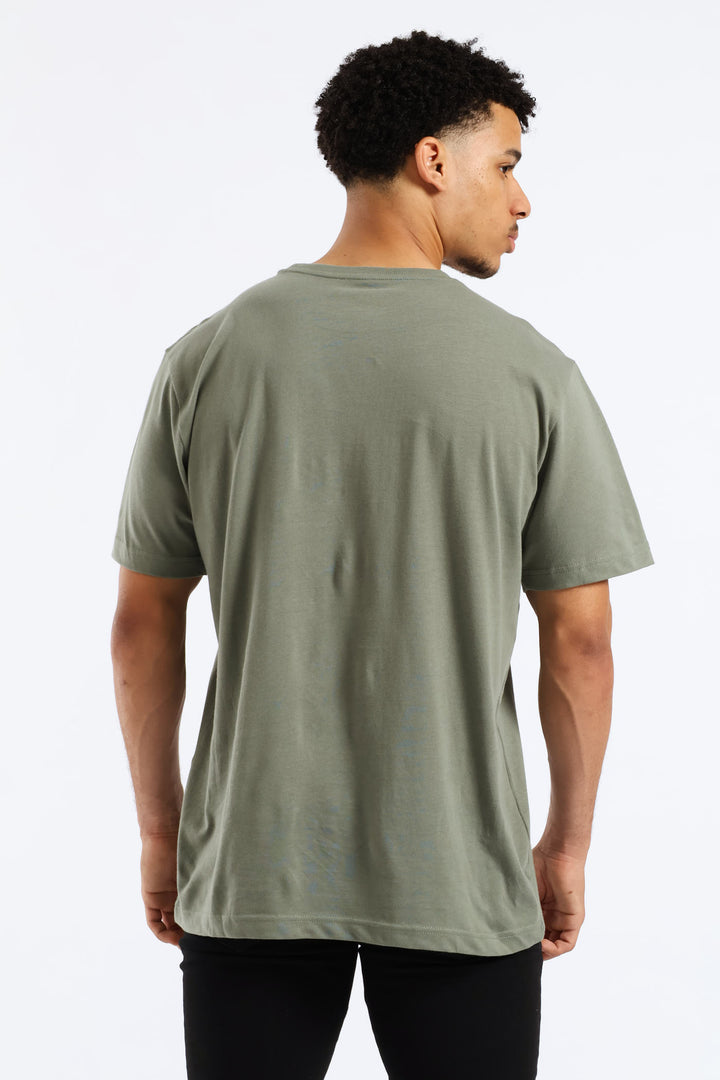 Fox Head Tee - Olive