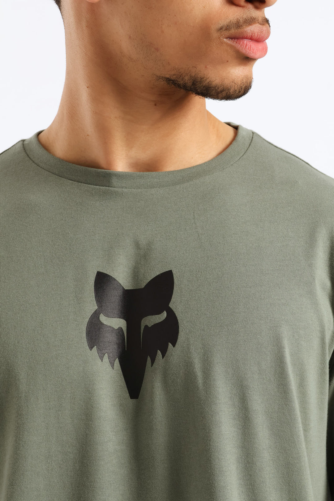 Fox Head Tee - Olive