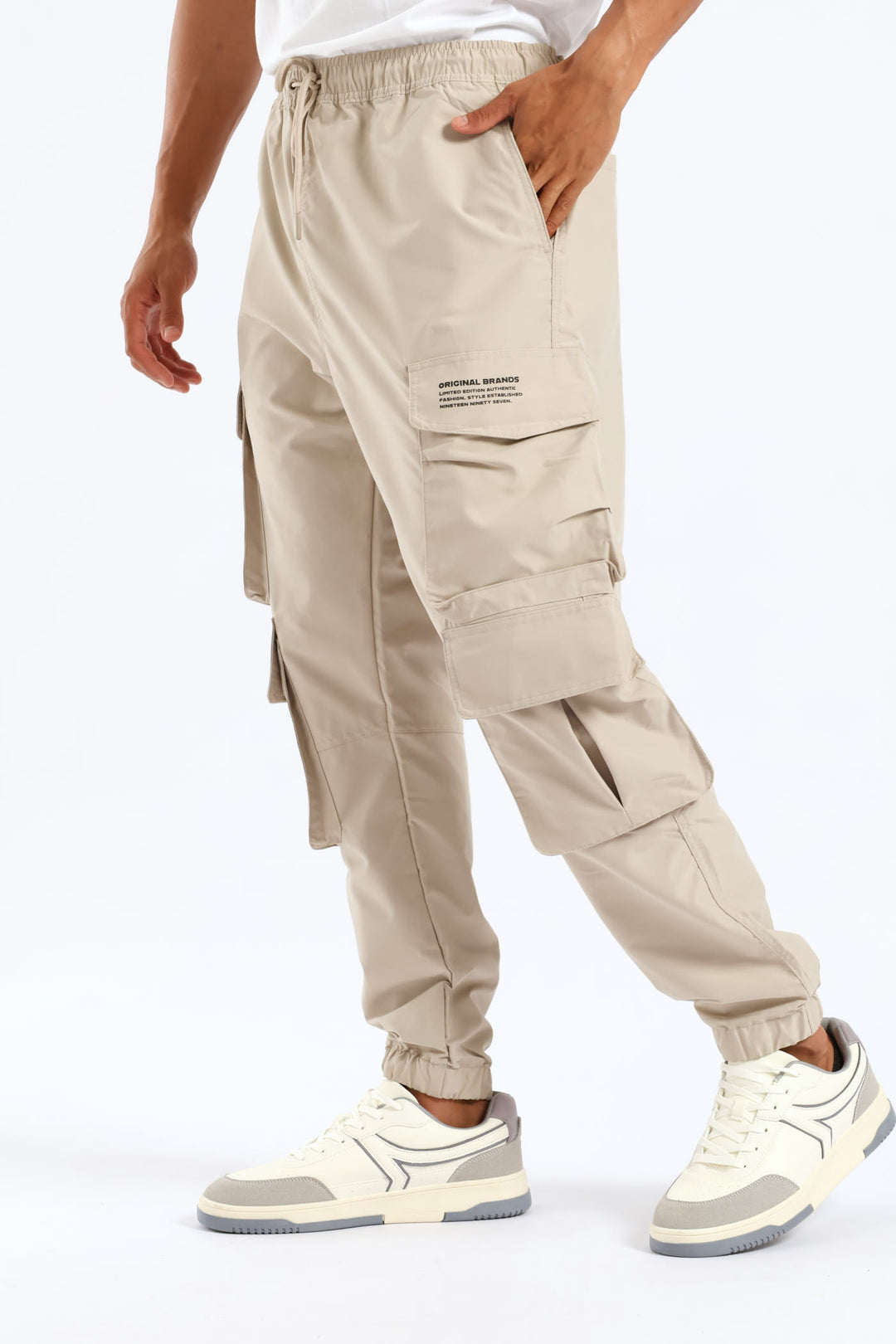 Multi Pocket Cargo Pant - Stone