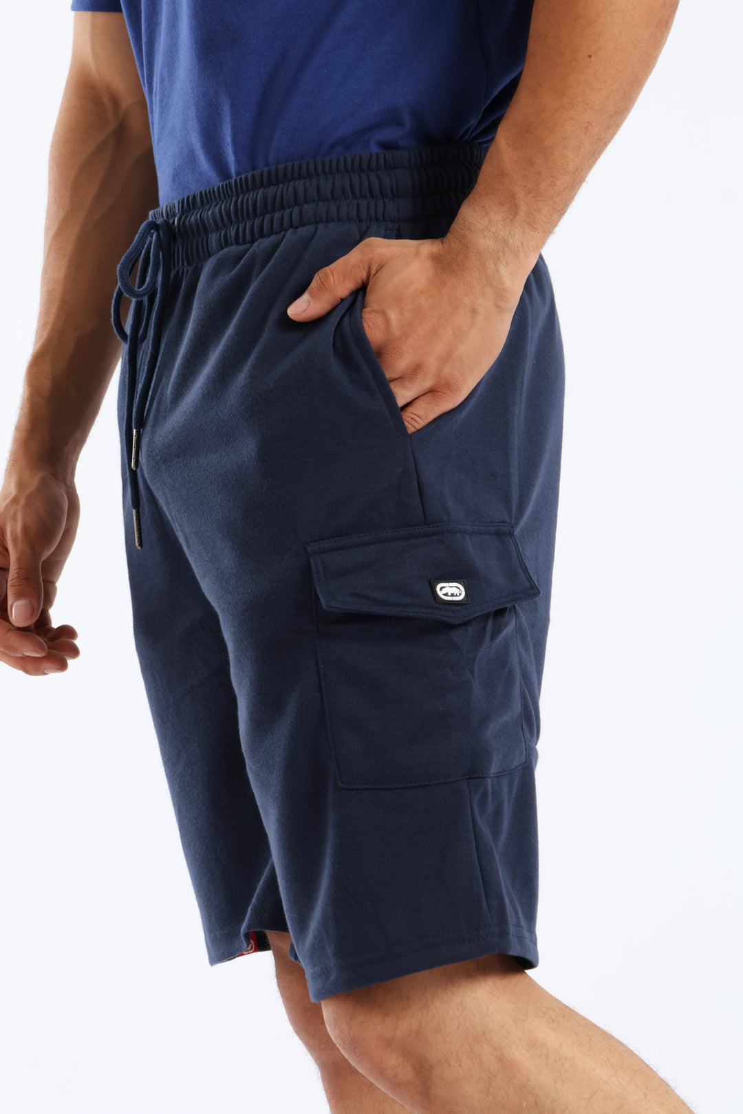 Cargo Fleece Shorts - Navy