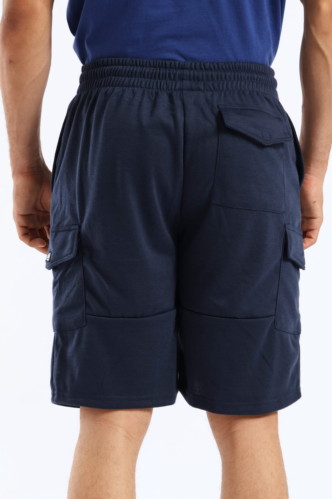 Cargo Fleece Shorts - Navy