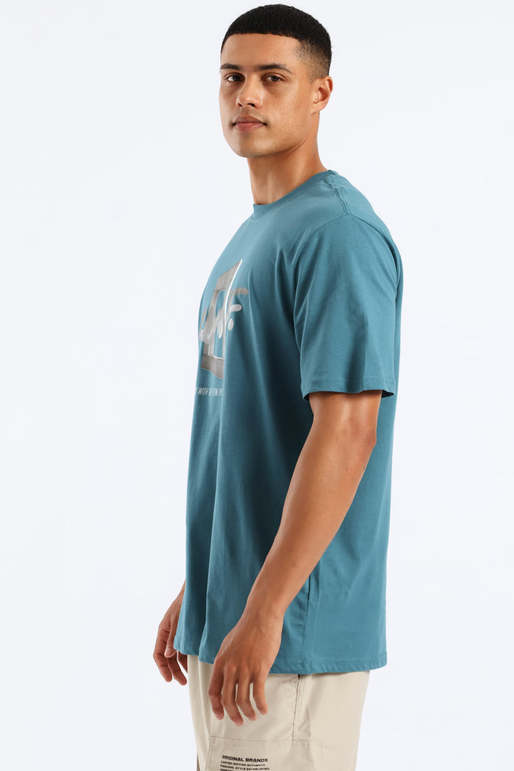 Swift Photographic Print Tee - Teal