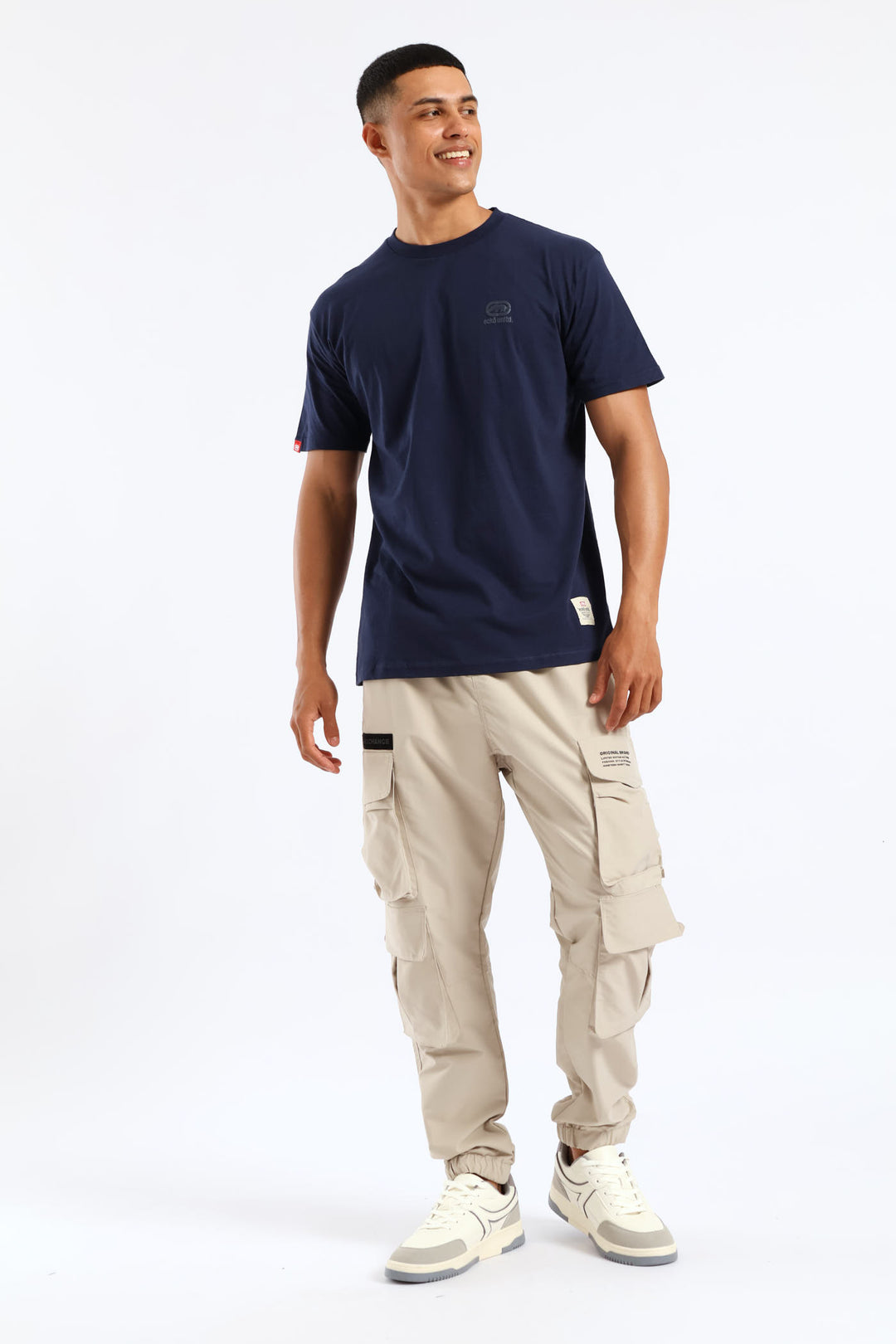 Never Out Tonal Tee - Navy