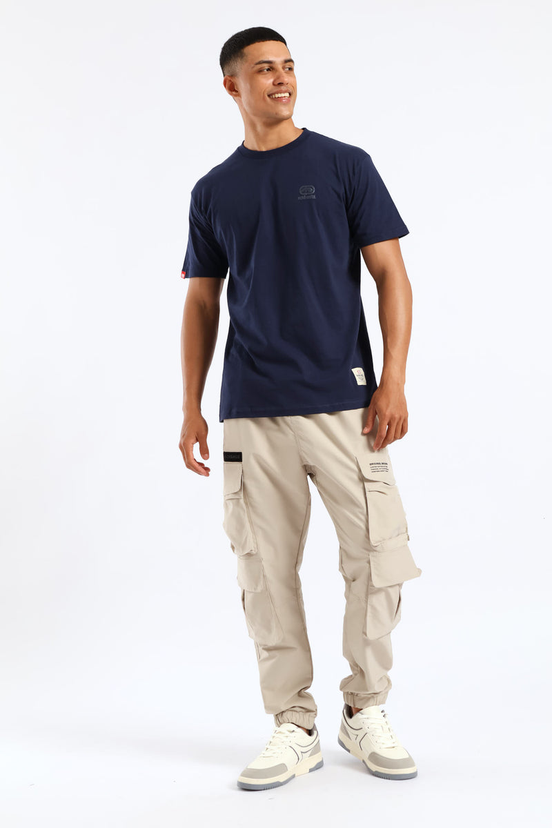 Never Out Tonal Tee - Navy
