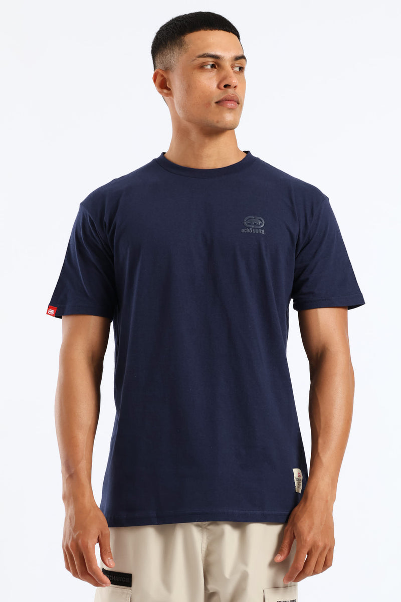 Never Out Tonal Tee - Navy