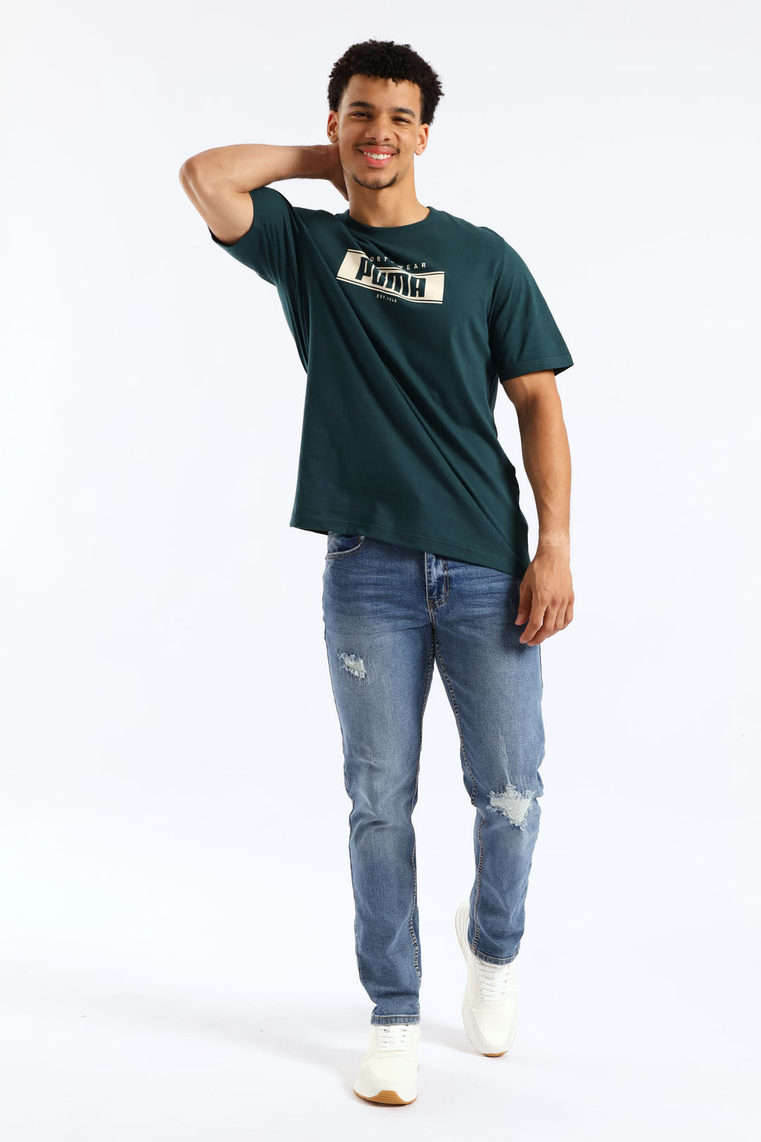 Graphic Sportswear Tee - Forest Green