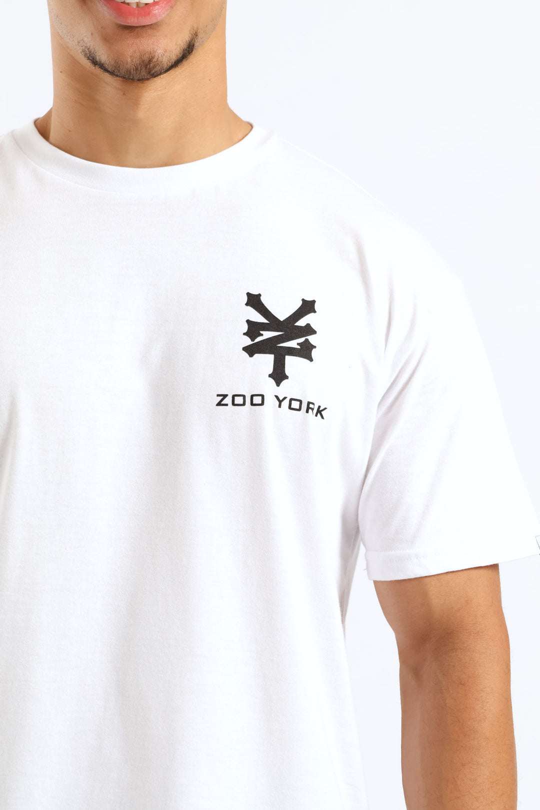 Back Print Logo Tee - White