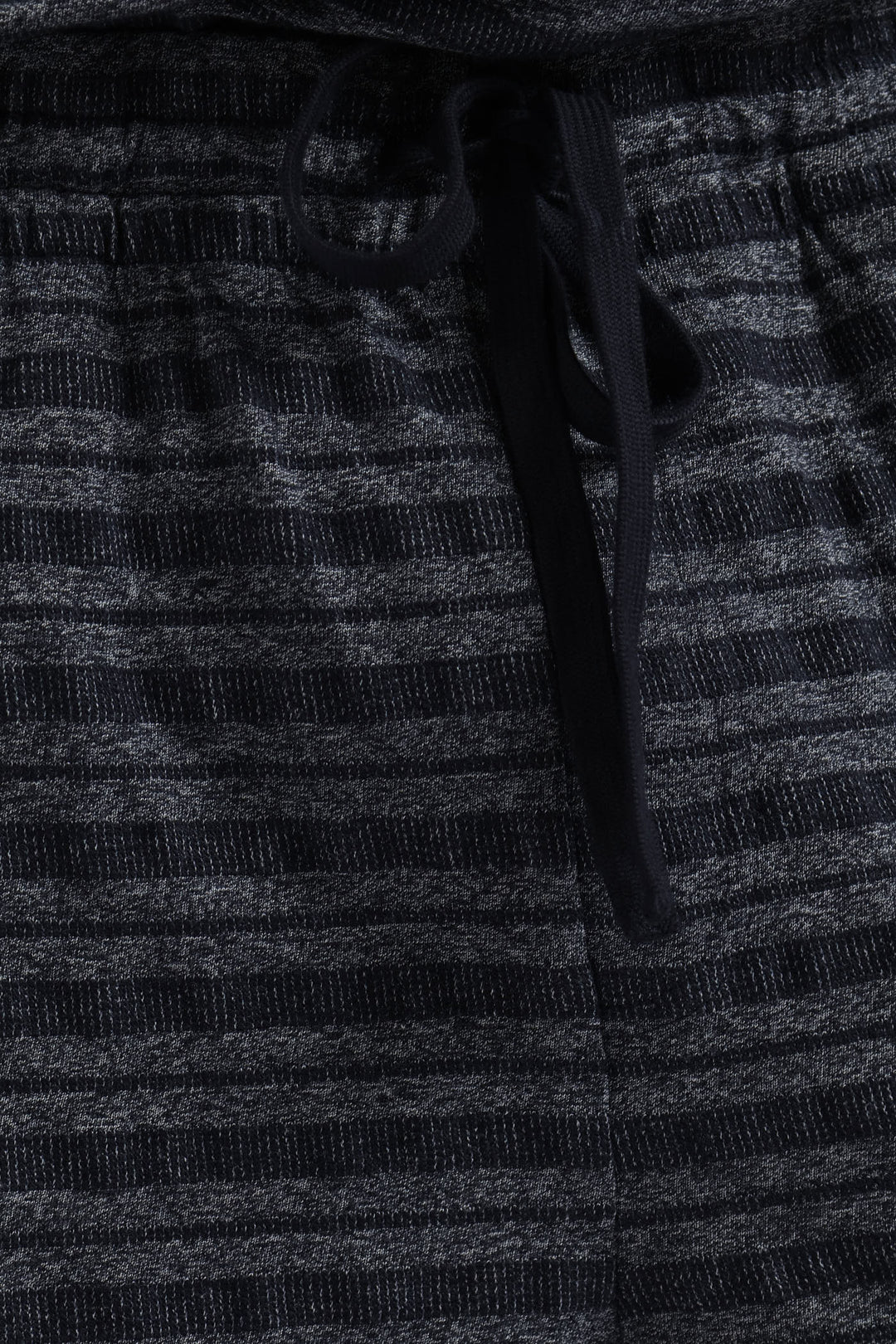 Salt & Pepper Stripe Pyjama Shorts - Navy