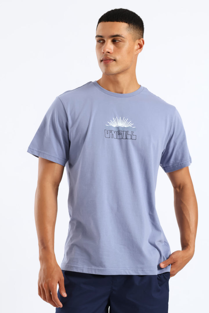 Ray & Waves Tee - Blue
