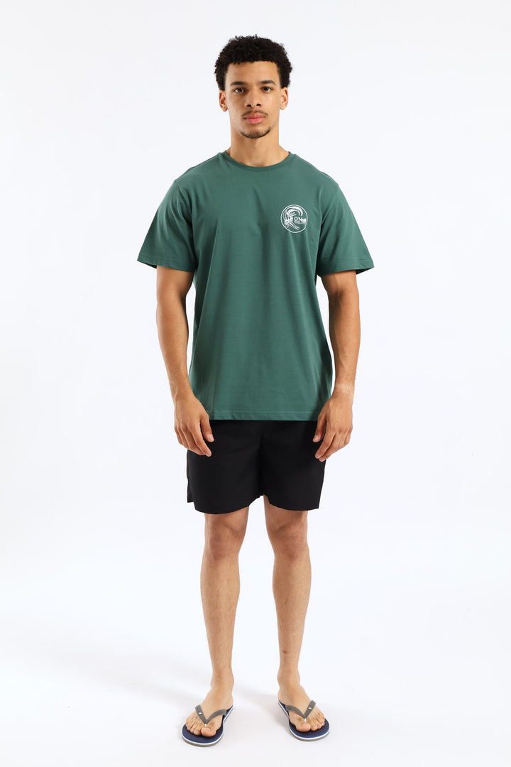 Circle Surfer Tee - Green