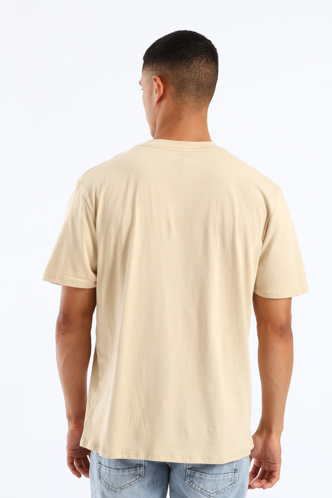 Basketball Print Tee - Stone