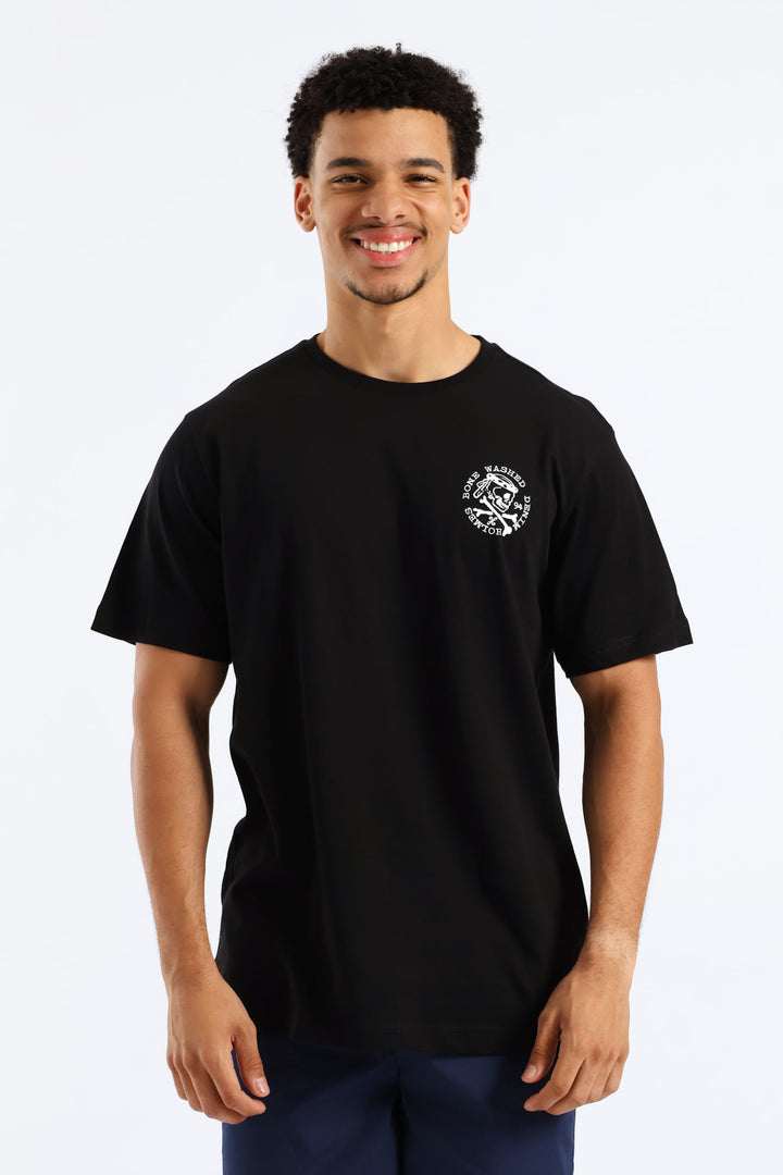 Denim Tee - Black