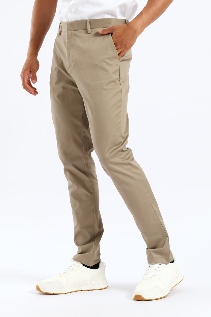 Slim Smart Chino Trouser - Camel