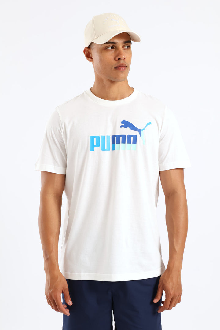 Smu No. 1 Logo Tee - White