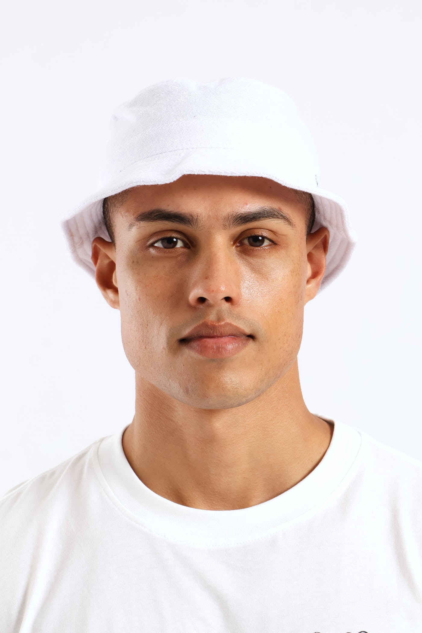 Mens Dots Bucket Hat - White – Edgars