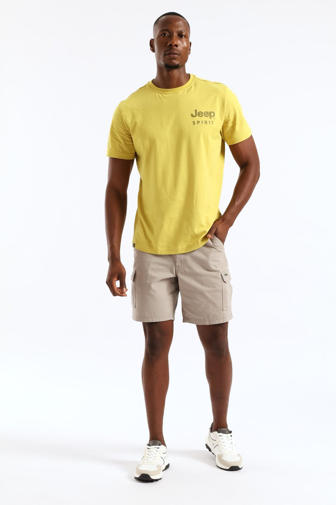 Map Graphic Tee - Yellow