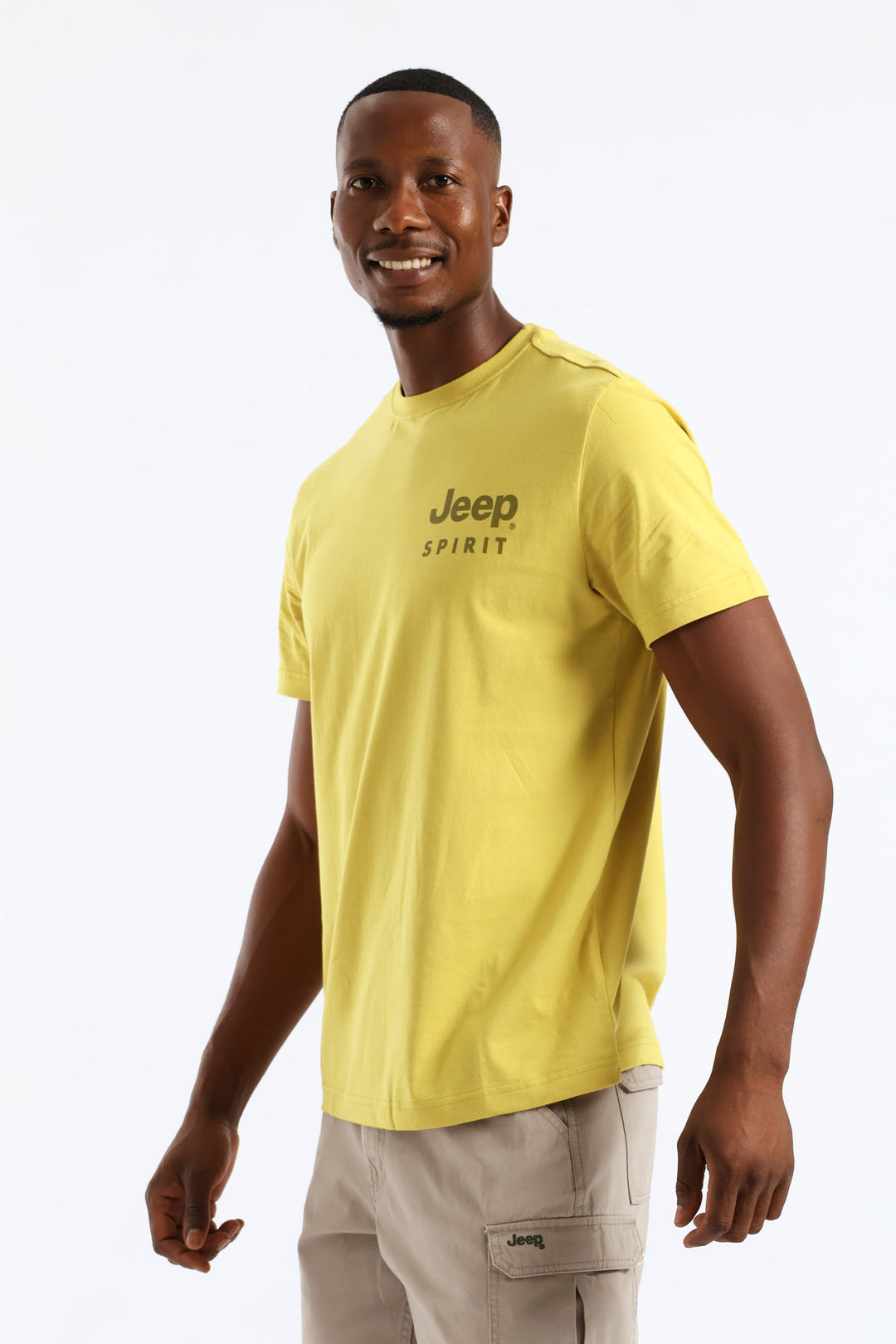 Map Graphic Tee - Yellow