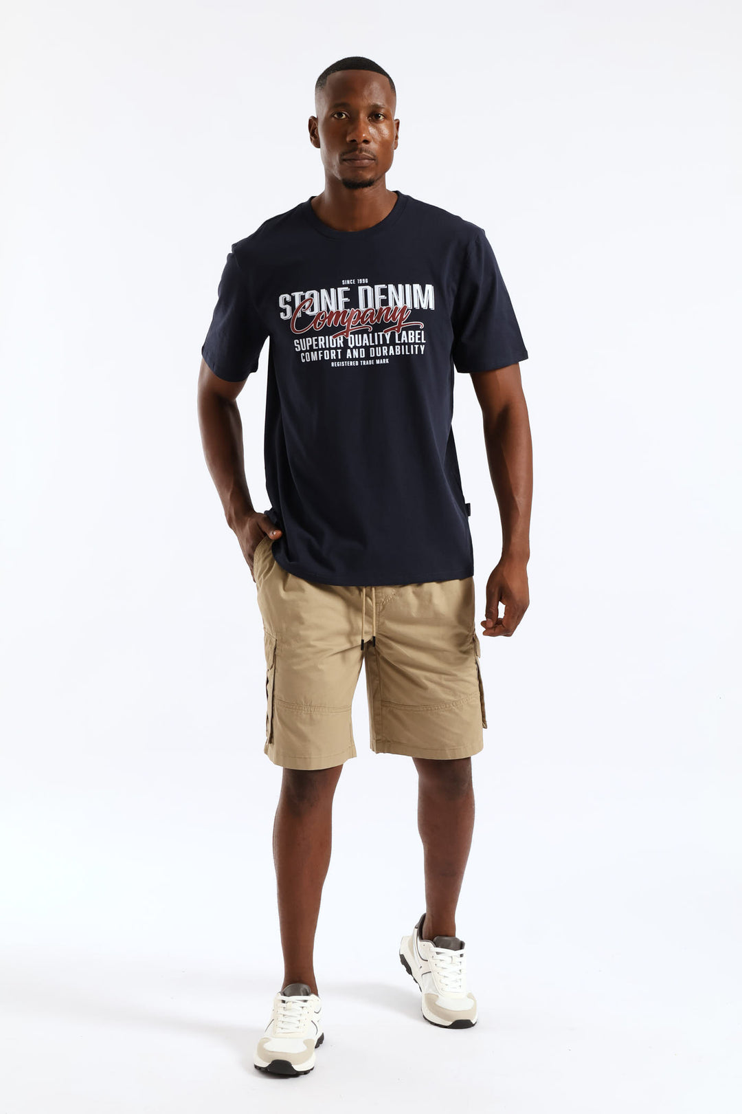 Cargo Pull On Short - Taupe