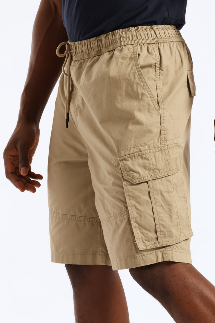 Cargo Pull On Short - Taupe