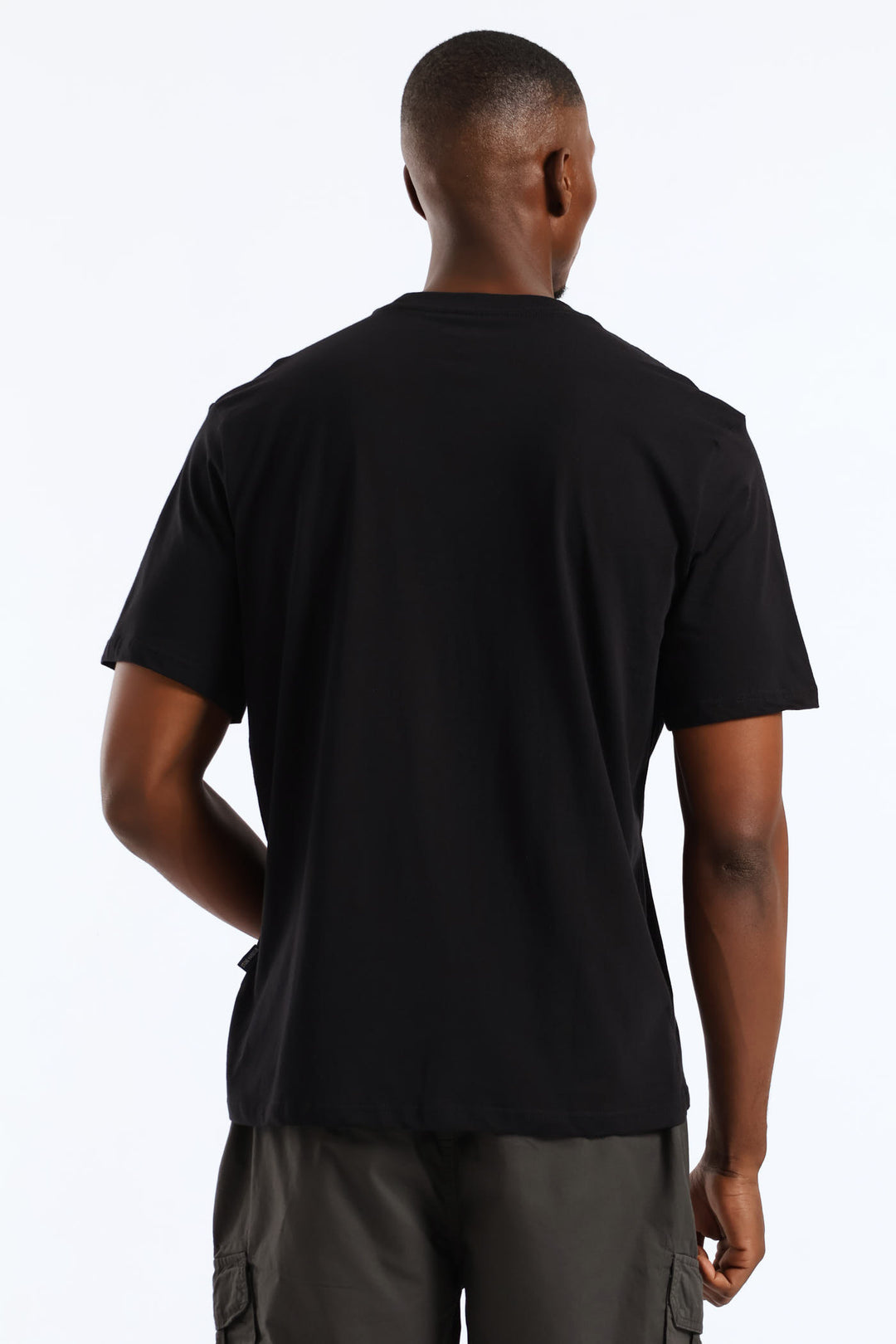 Fade Chest Block Icon Tee - Black