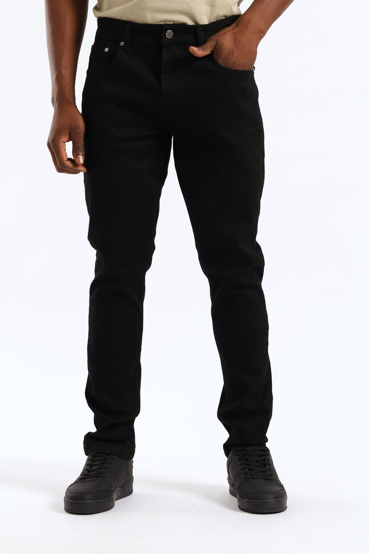 Peter Slim Leg Denim - Black
