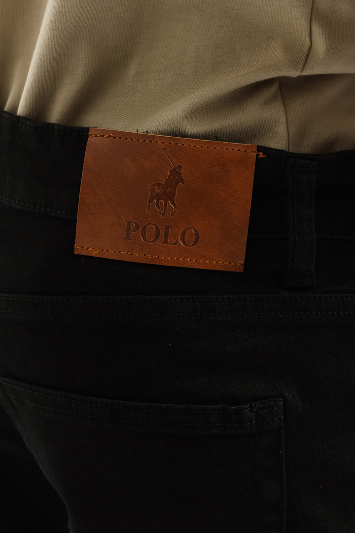 Peter Slim Leg Denim - Black