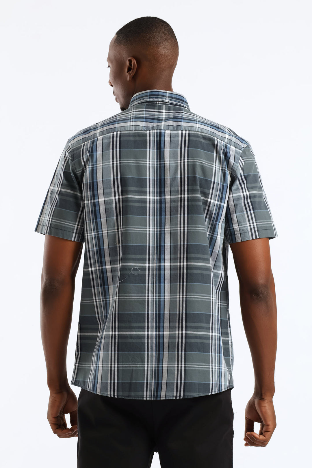 Check Button Down Shirt - Teal