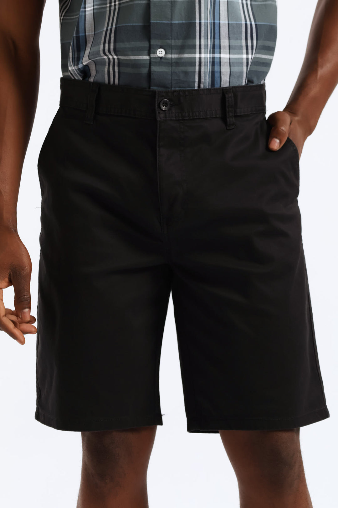 Plain Chino Short - Black
