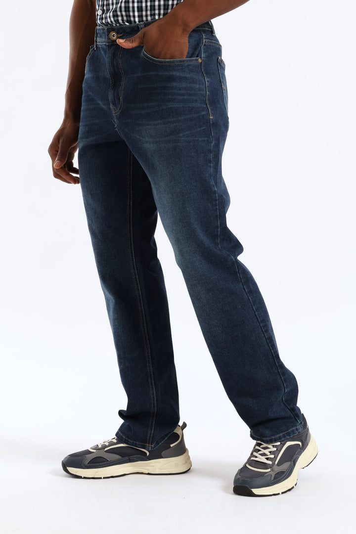 Fashion Straight Denim - Dark Wash
