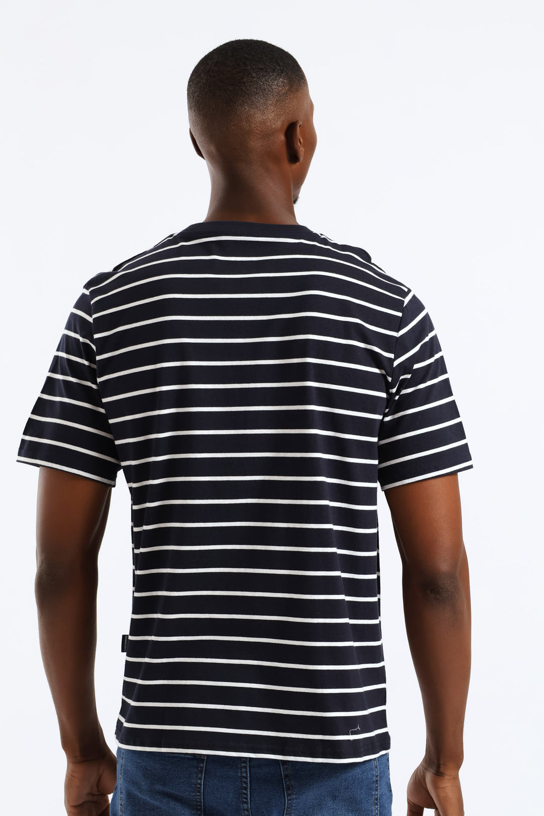 Stripe Tee - Navy