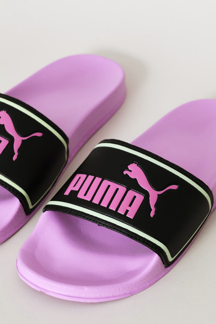 Girls Poolcat Zadp Slide - Black/Pink