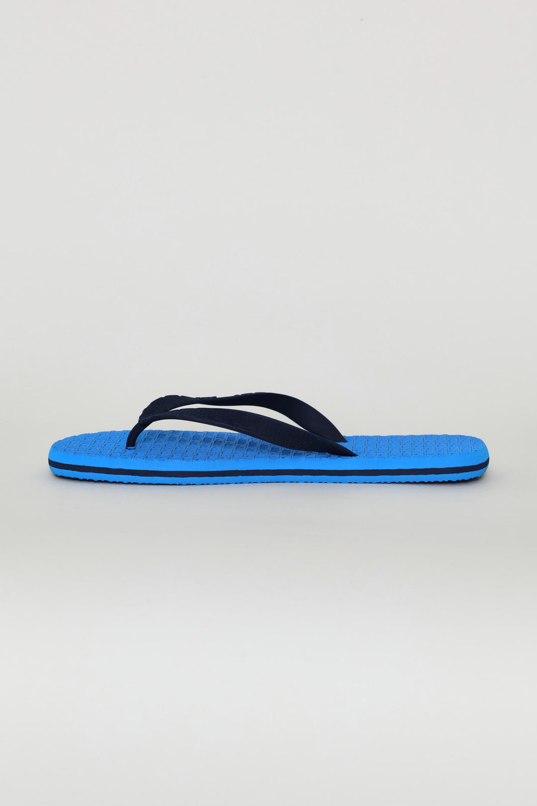 Round Embossed Zadp Flip Flop - Blue