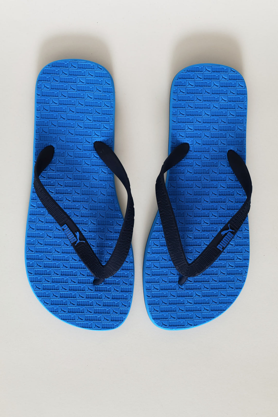 Round Embossed Zadp Flip Flop - Blue