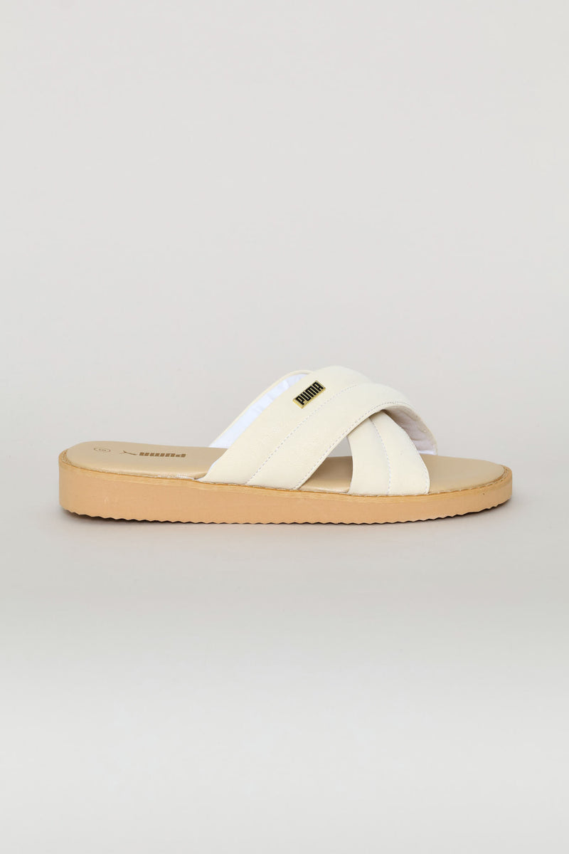 Gracecat Path Feather Zadp Sandal - White