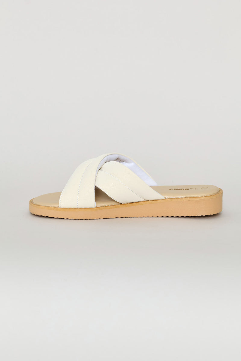 Gracecat Path Feather Zadp Sandal - White