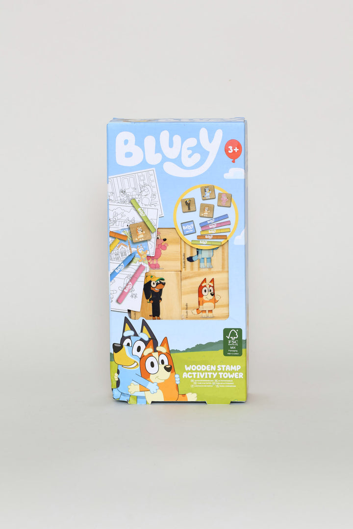 Bluey Wooden Stamps Activity Set - Blue