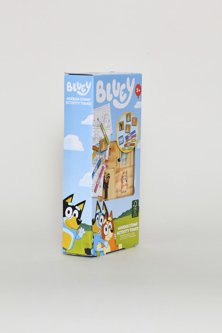 Bluey Wooden Stamps Activity Set - Blue