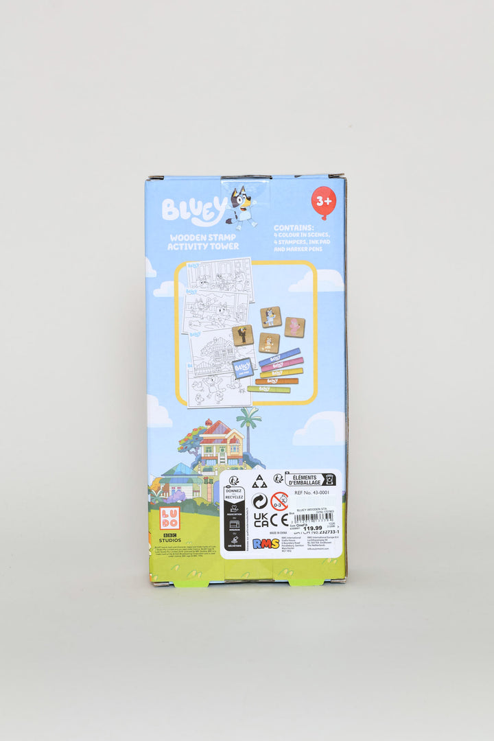 Bluey Wooden Stamps Activity Set - Blue