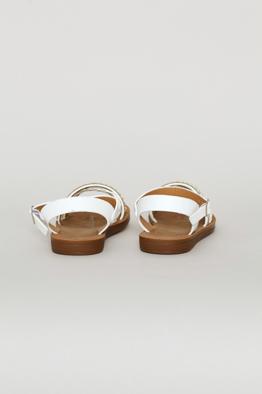 Pre-Girls Pearl Comfort Sandal - White