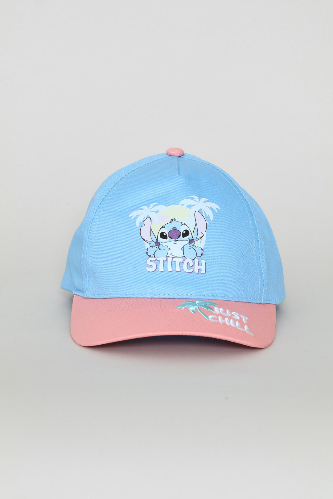 Stitch Just Chilling Peak Cap - Blue