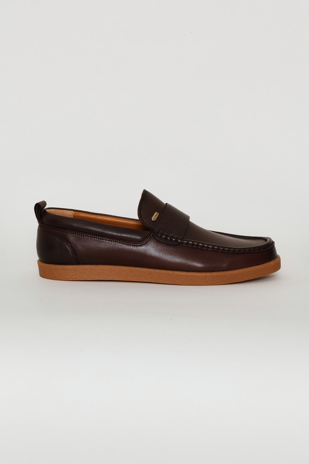 Denzel Leather Loafer - Coffee