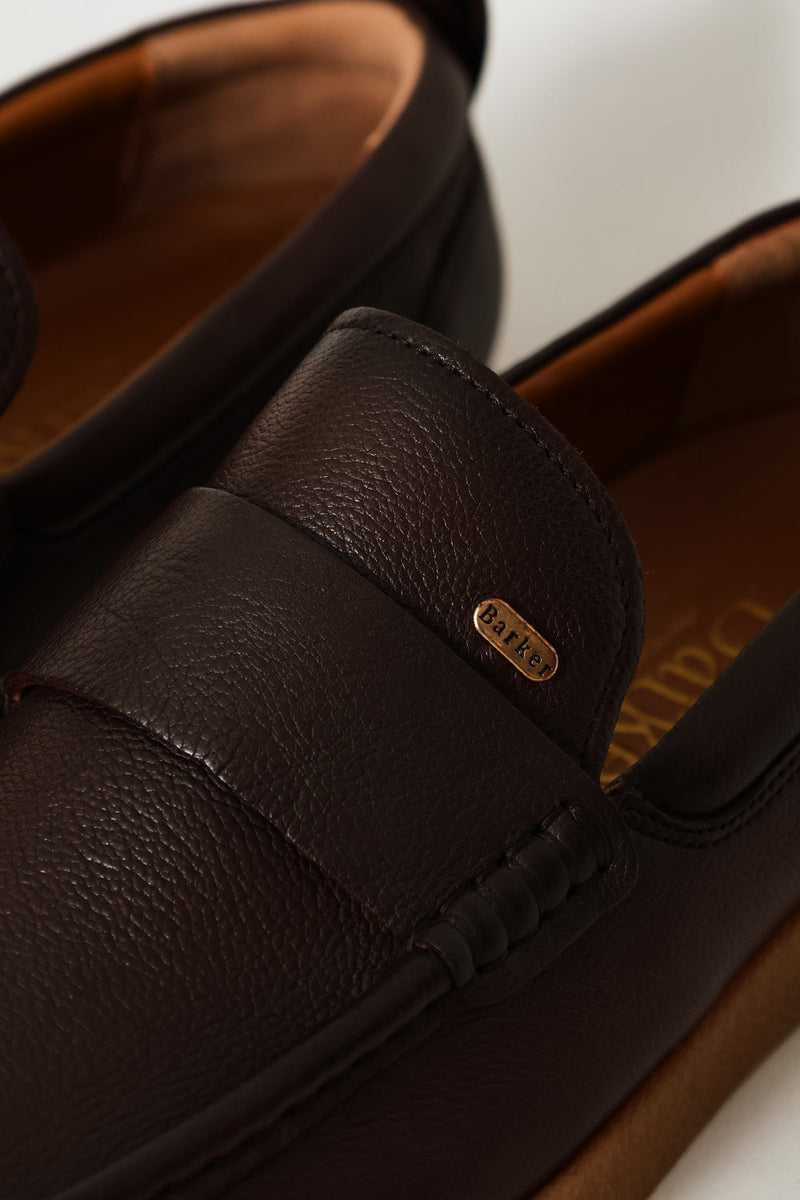 Denzel Leather Loafer - Coffee