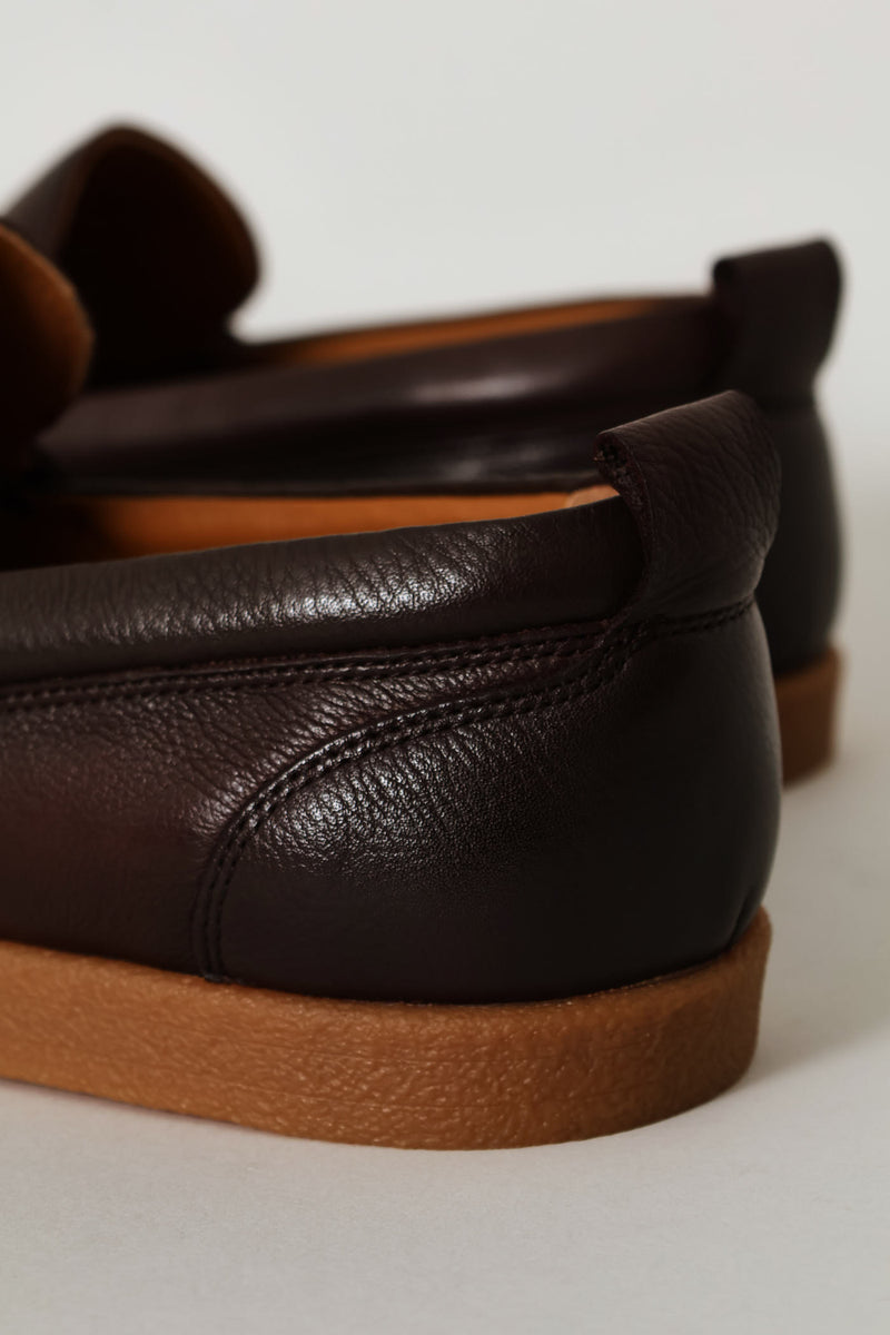 Denzel Leather Loafer - Coffee