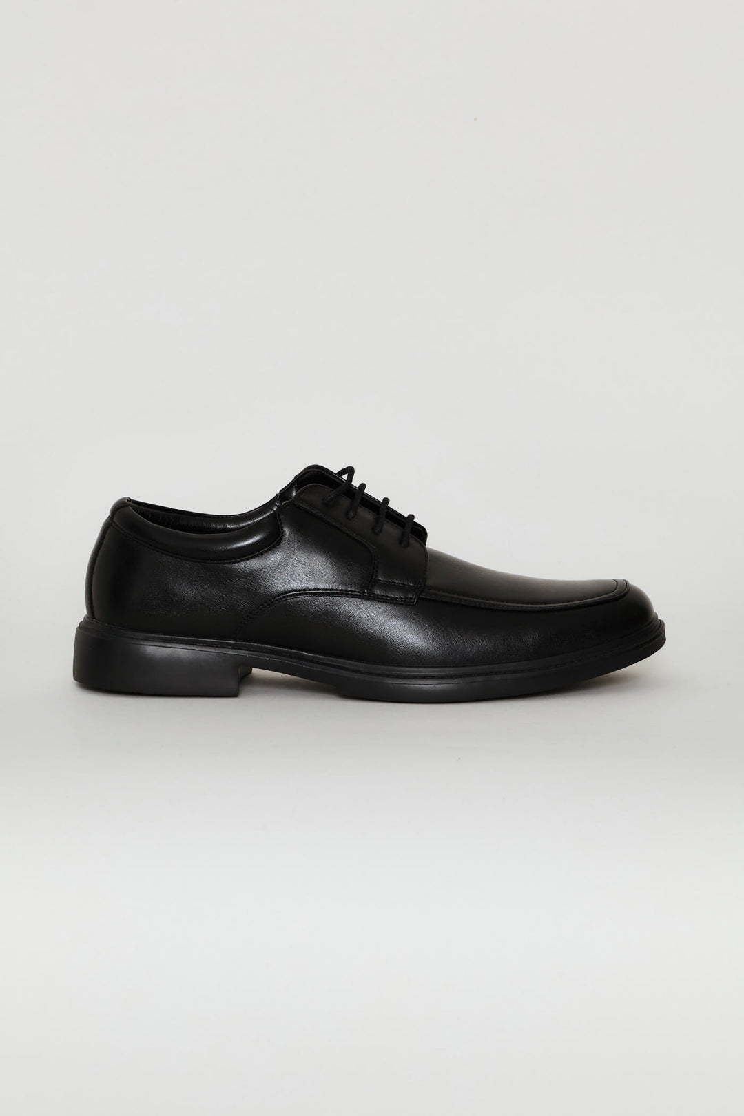 Comfit Square Toe Lace Up Formal Shoe - Black