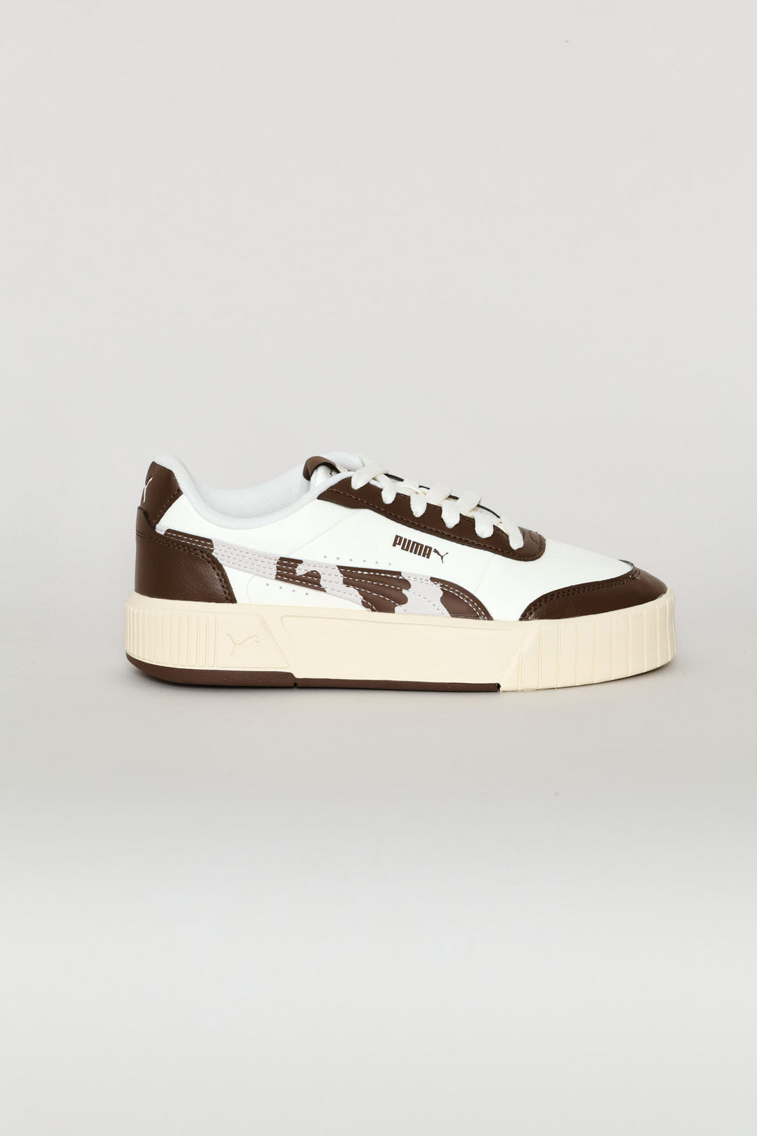 Carina Mia Wild Sneaker - White/Chocolate