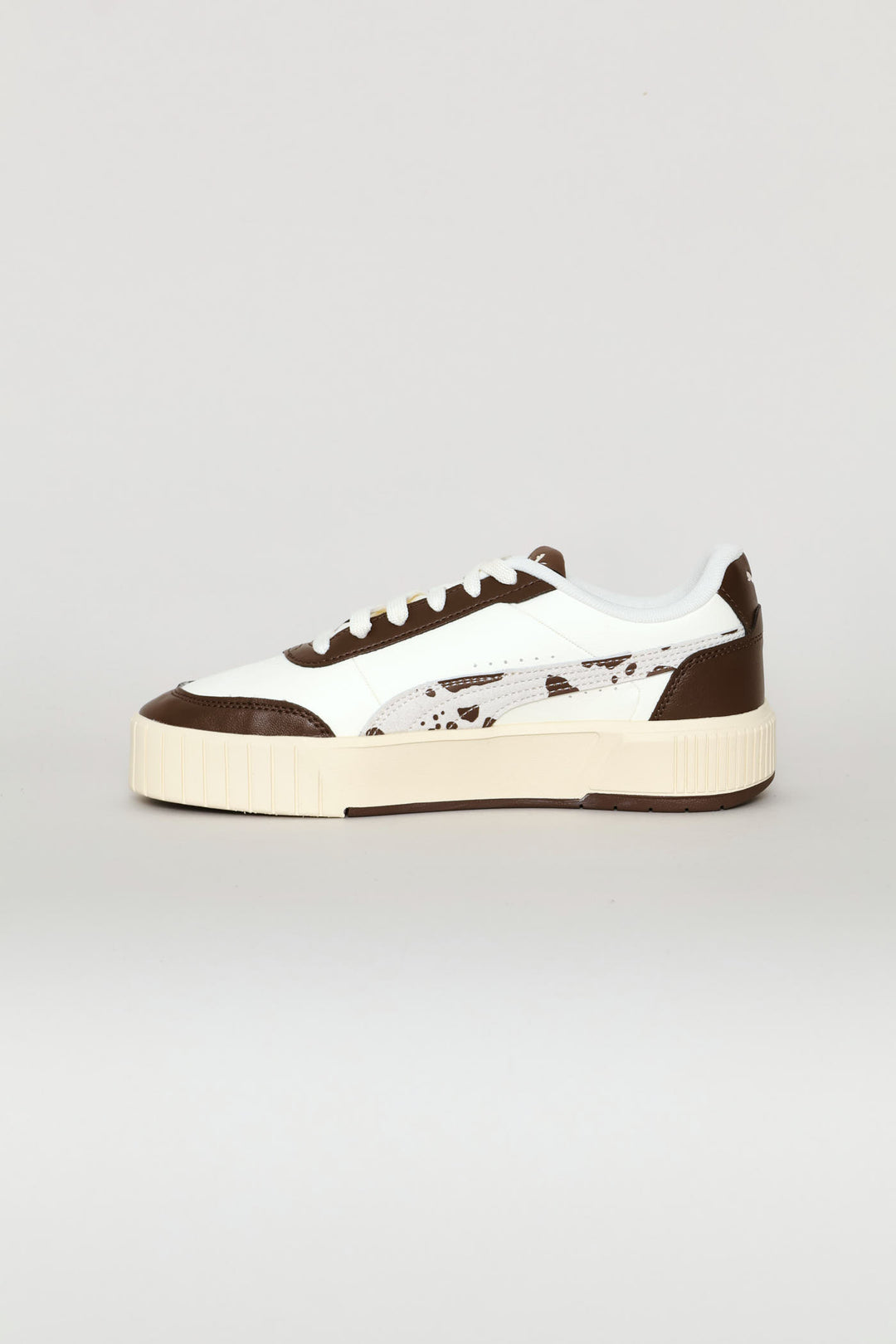 Carina Mia Wild Sneaker - White/Chocolate